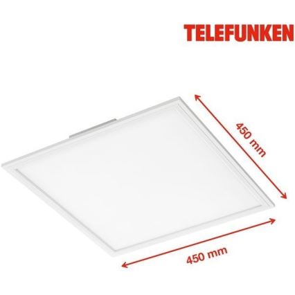 Telefunken 308806TF - Pannello a plafone LED con sensore LED/25W/230V 4000K