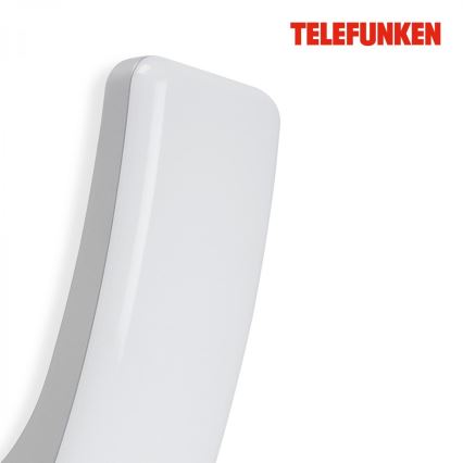 Telefunken 311604TF - Applique a LED da esterno LED/15W/230V IP44 argento