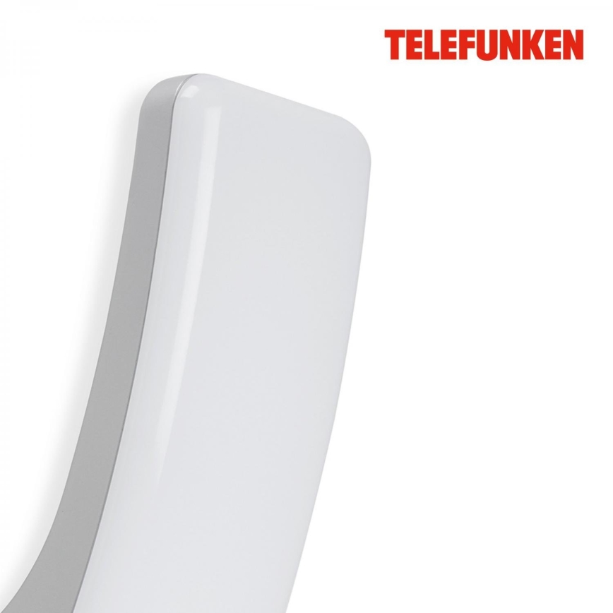 Telefunken 311604TF - Applique a LED da esterno LED/15W/230V IP44 argento