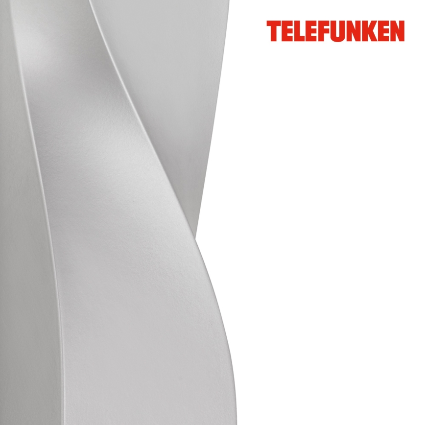 Telefunken 312704TF - Applique a LED da esterno 2xLED/5,5W/230V IP44 argento