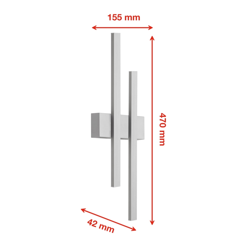 Telefunken 313204TF - Applique da esterno a LED 2xLED/8W/230V IP44