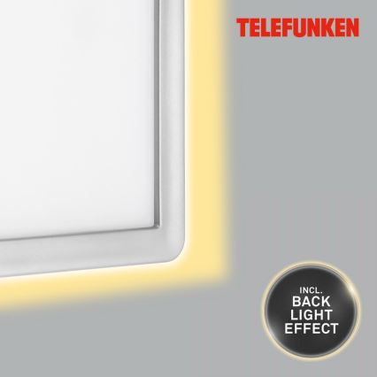 Telefunken 313604TF - Applique a LED da esterno LED/16W/230V IP44 argento