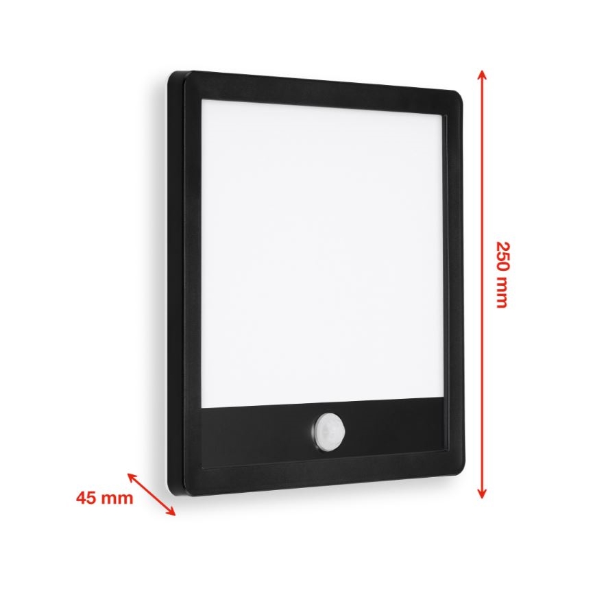 Telefunken 313805TF - Lampada da parete LED da esterno con sensore LED/15W/230V IP44