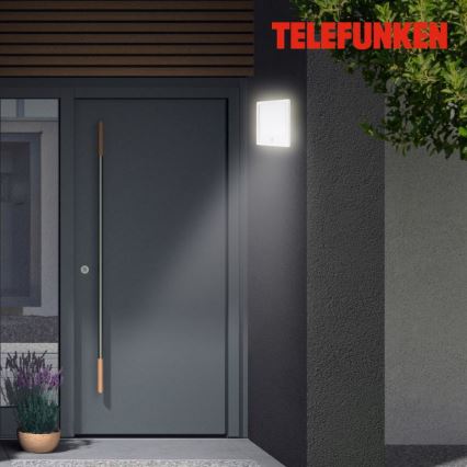 Telefunken 313806TF - LED Applique da esterno con sensore LED/15W/230V IP44