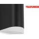 Telefunken 314905TF - Applique a LED da esterno 2xGU10/5W/230V IP44 nero