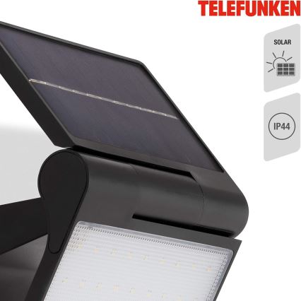 Telefunken 315205TF - Applique a LED solare con sensore LED/3W/3,7V IP44