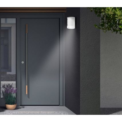 Telefunken 315506TF - Lampada da parete per esterni LED con sensore LED/12W/230V IP44 bianco