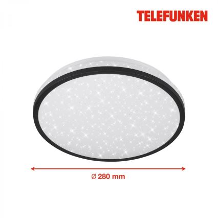 Telefunken 318305TF - Plafoniera LED da bagno con sensore LED/16W/230V IP44 diametro 28 cm