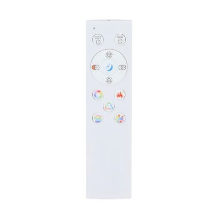 Telefunken 320104TF - Plafoniera LED RGBW dimmerabile, 21W/230V, 3000-6500K, Ø 45 cm + telecomando