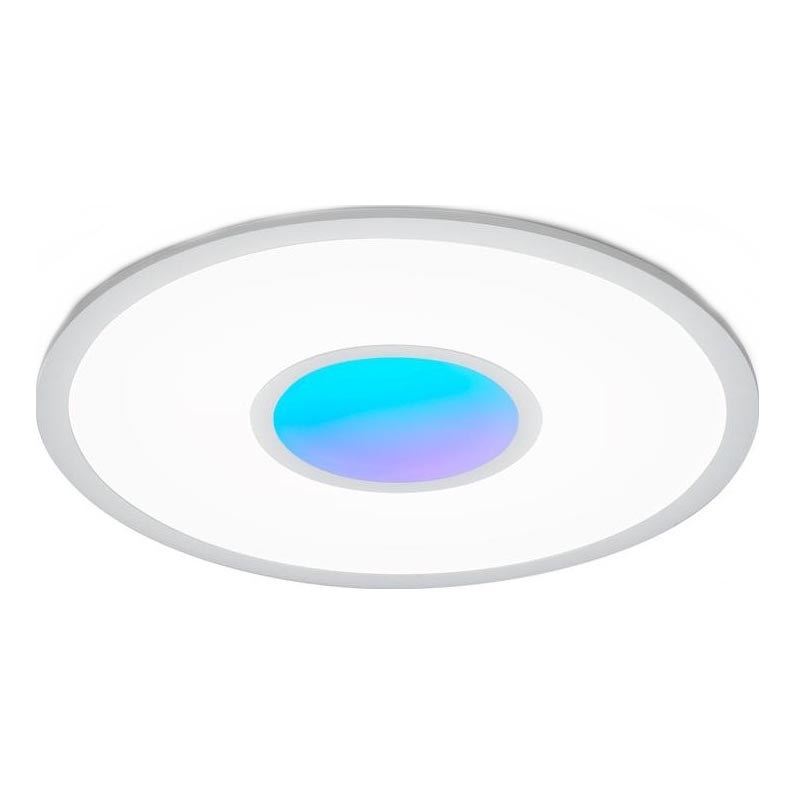 Telefunken 320104TF - Plafoniera LED RGBW dimmerabile, 21W/230V, 3000-6500K, Ø 45 cm + telecomando