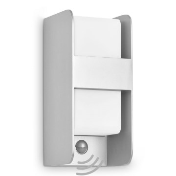 Telefunken 321104TF - Applique da esterno con sensore 1xE27/12W/230V IP44 bianco