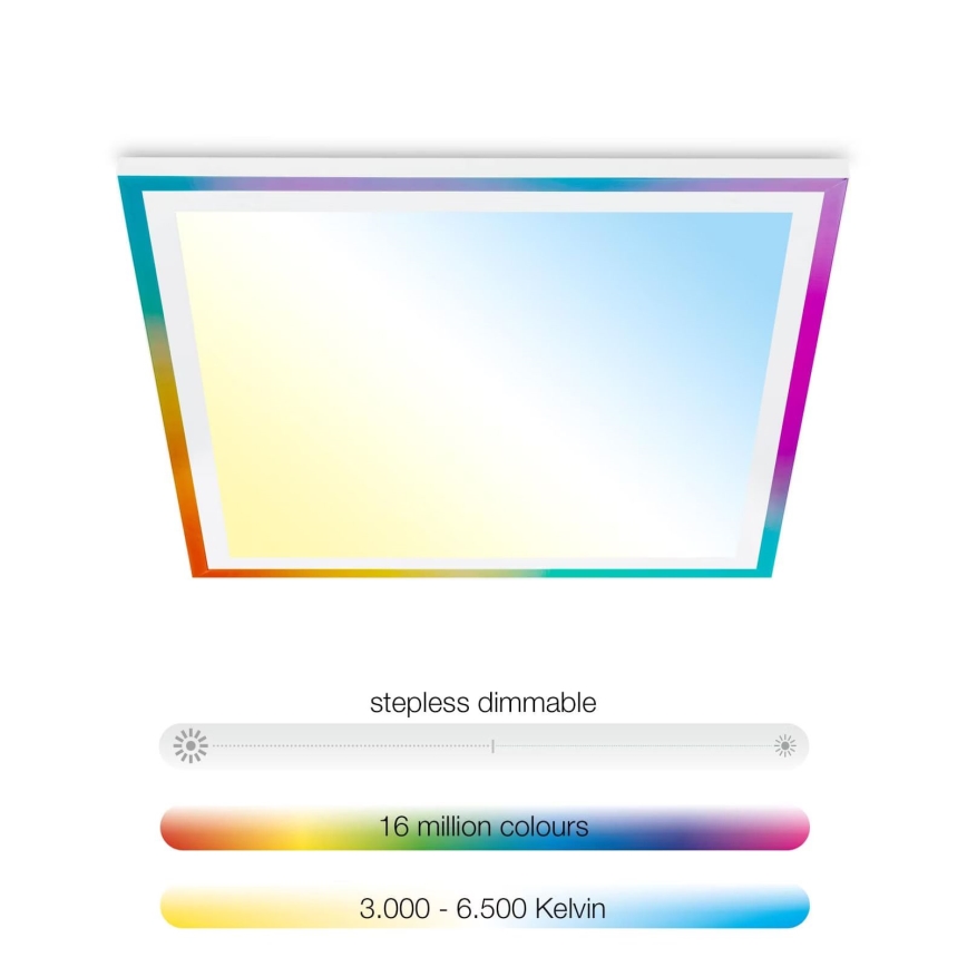 Telefunken 321206TF - Plafoniera LED RGBW dimmerabile LED/18W/230V 3000-6500K + telecomando