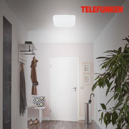 Telefunken 601906TF - Plafoniera LED con sensore LED/12W/230V 4000K