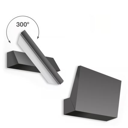 Telefunken - Applique da esterno LED/10W/230V IP44 nero