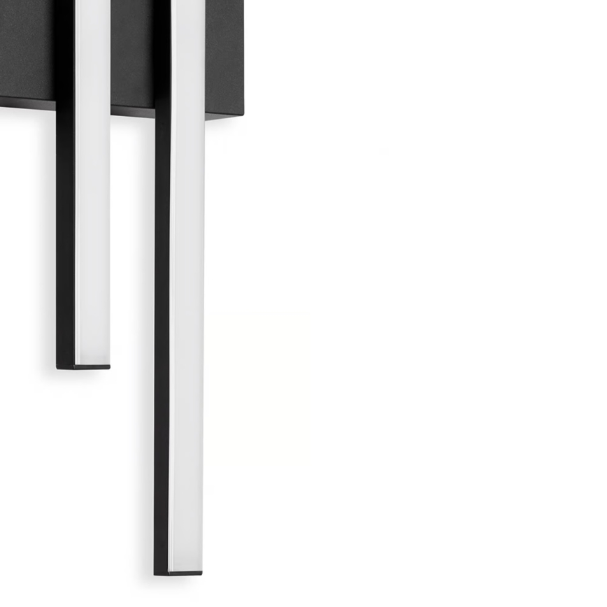 Telefunken - Applique LED da esterno 2xLED/4W/230V 4000K IP44 nero