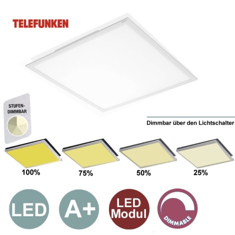 Telefunken - Pannello LED dimmerabile 1xLED/36W/230V