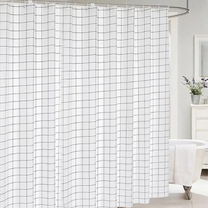 Tenda doccia TORO EASY 178x199 cm bianco/nero