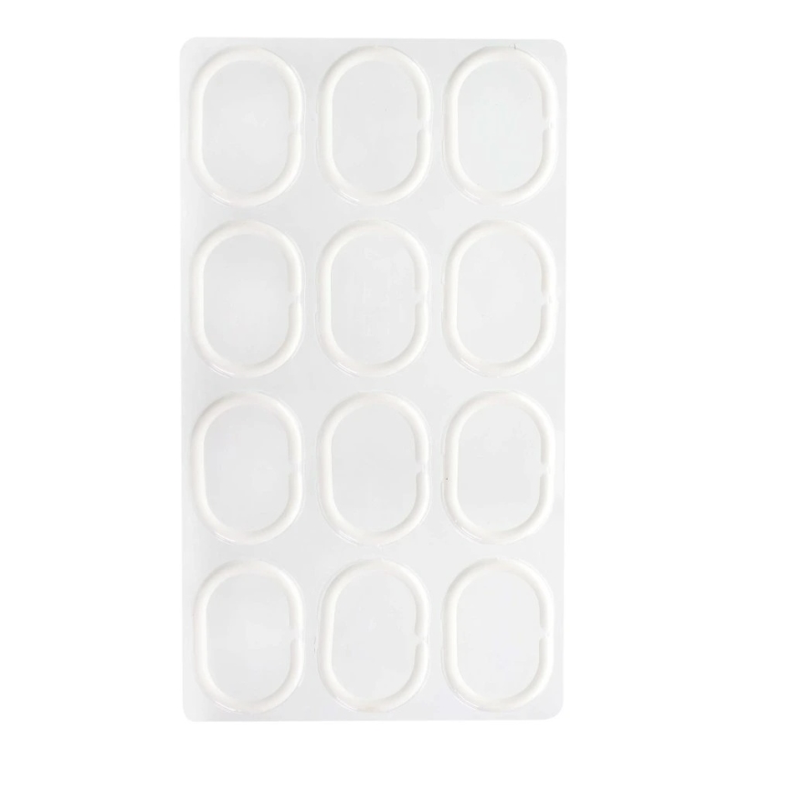 Tenda doccia TORO EASY 178x199 cm bianco/nero