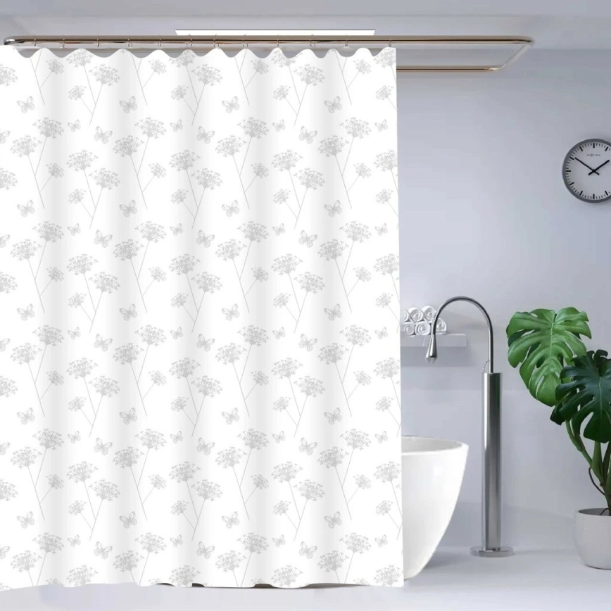 Tenda doccia TORO PREMIUM 178x199 cm fiori