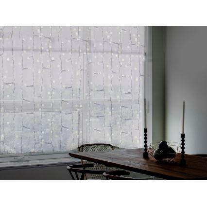 Tenda LED per esterni CURTAIN 480xLED/8,4W/230V 3x3 m IP44 luce bianca fredda