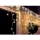 Tenda luminosa a LED per esterni, 120 LED, 8 funzioni, 9 m, IP44, bianco caldo