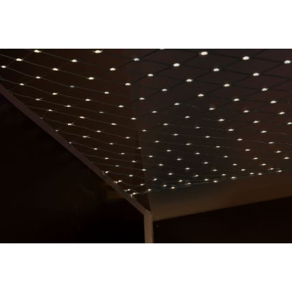 Tenda luminosa a rete LED per esterni NET 240xLED/7,2W/230V 1,5x2 m IP44 bianco caldo