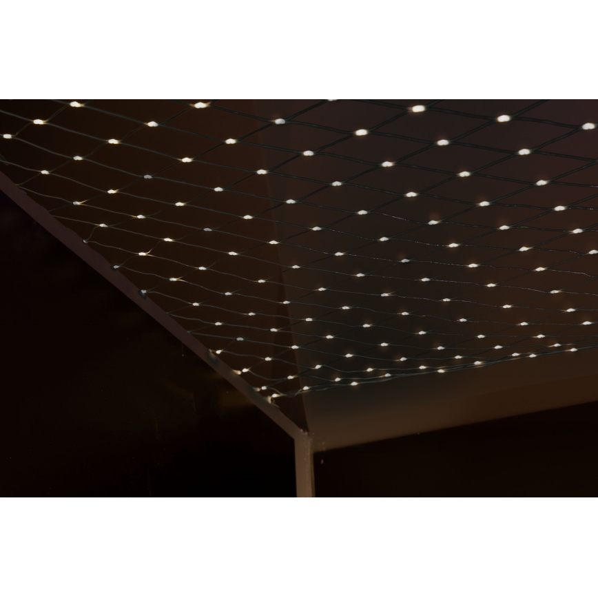 Tenda luminosa a rete LED per esterni NET 240xLED/7,2W/230V 1,5x2 m IP44 bianco caldo