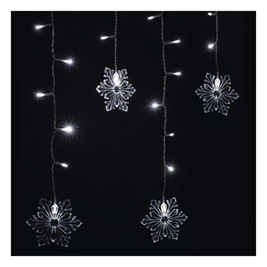 Tenda luminosa di Natale LED 60xLED/1,35W 635x50 cm bianco freddo