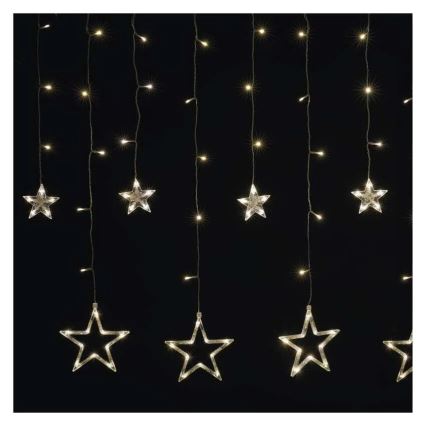 Tenda luminosa natalizia a LED 115xLED/1,35W 6,85x1,05 m bianco caldo