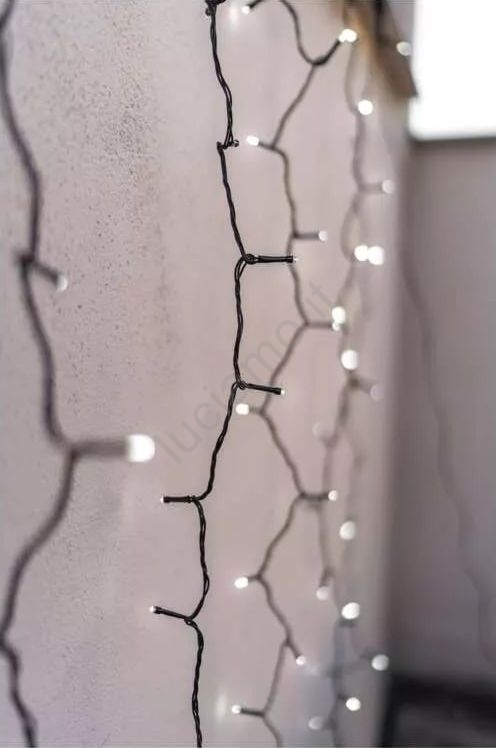 Mojawo Tenda Natalizia Con LED 45x120 Cm - Stampa Gnomi E Villaggio, Luci Calde Per Finestre, Avvento