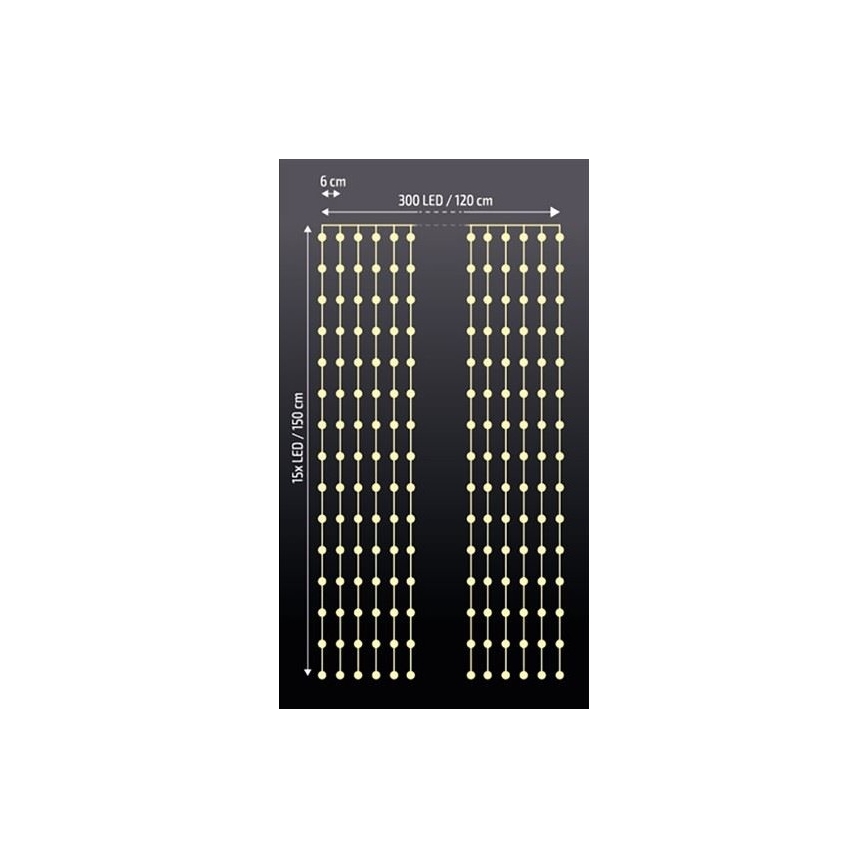 Tenda natalizia LED/3xAA