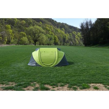 Tenda per 2 persone PU 3000 mm verde/grigio