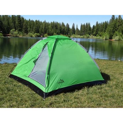 Tenda per 3 persone PU 3000 mm verde