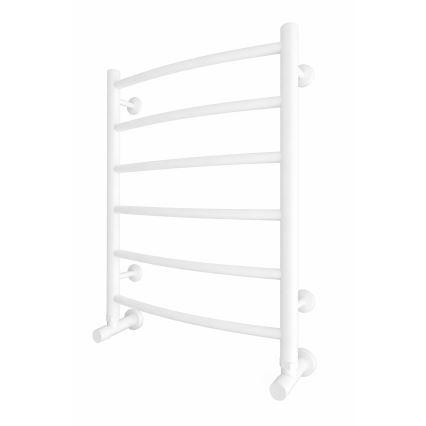 Termoarredo a scaletta per bagno INOX CLASSIC 120W/230V 57x43 cm acciaio inox/bianco