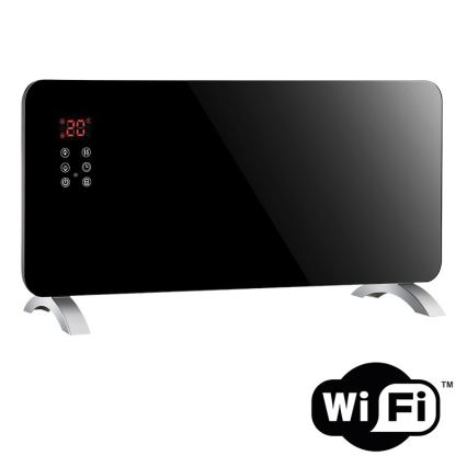 Termoconvettore elettrico 1000/2000W LCD/timer/termostato IP24 Wi-Fi