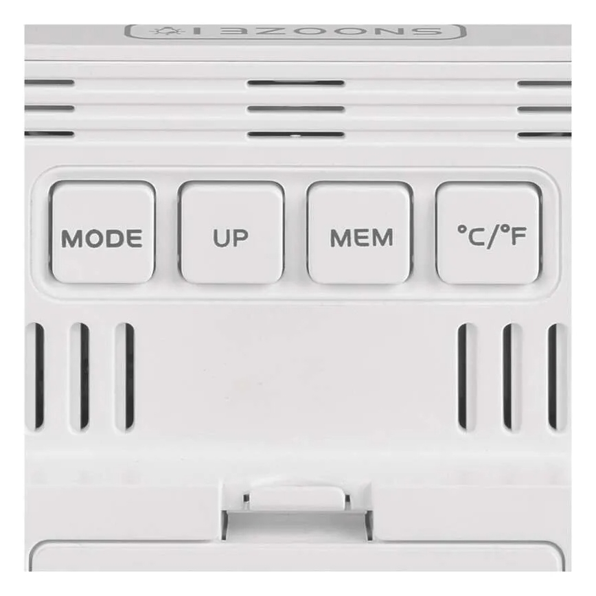 Termometro digitale con igrometro 1xAA bianco