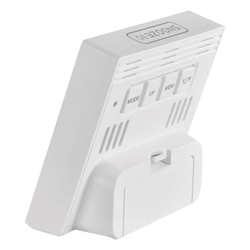 Termometro digitale con igrometro 1xAA bianco