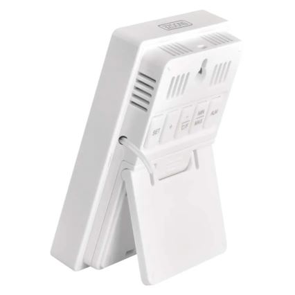 Termometro digitale con igrometro, 2x AAA, bianco