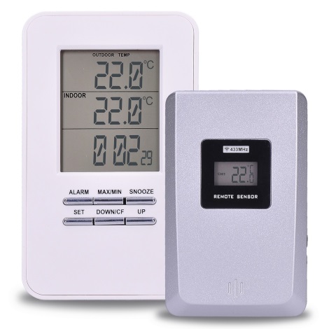 Termometro digitale con sensore 2xAAA