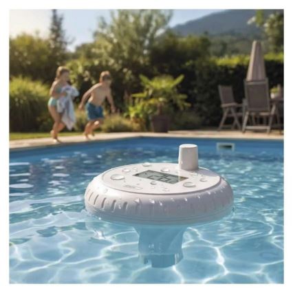 Termometro galleggiante senza fili per piscina 2xAA