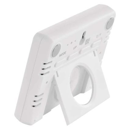 Termometro wireless con misuratore di umidità 1xCR2032 bianco