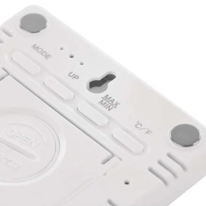 Termometro wireless con misuratore di umidità 1xCR2032 bianco