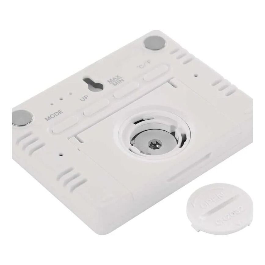Termometro wireless con misuratore di umidità 1xCR2032 bianco