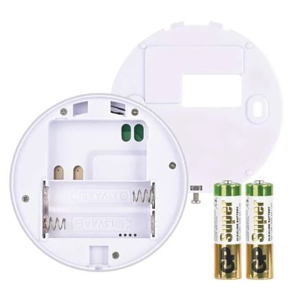 Termostato ambiente manuale senza fili 230V/16A 2xAA bianco