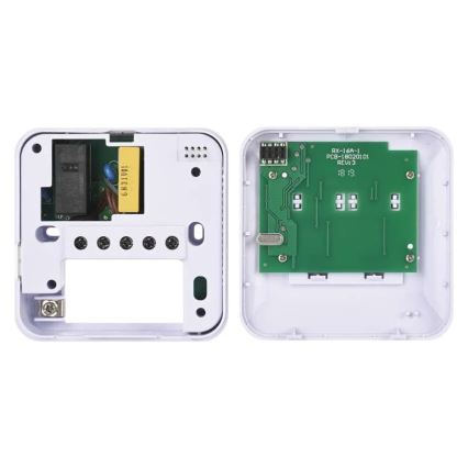 Termostato ambiente manuale senza fili 230V/16A 2xAA bianco