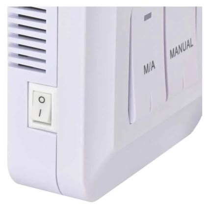 Termostato ambiente manuale senza fili 230V/16A 2xAA bianco