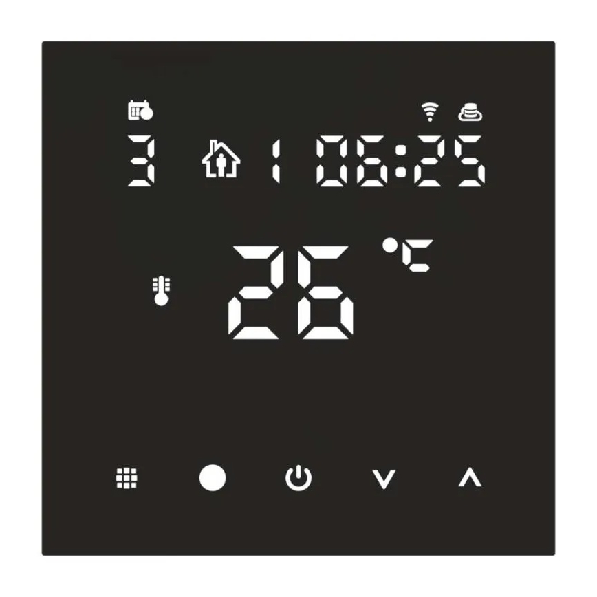 Termostato cablato per riscaldamento a pavimento GoSmart 230/16A Wi-Fi