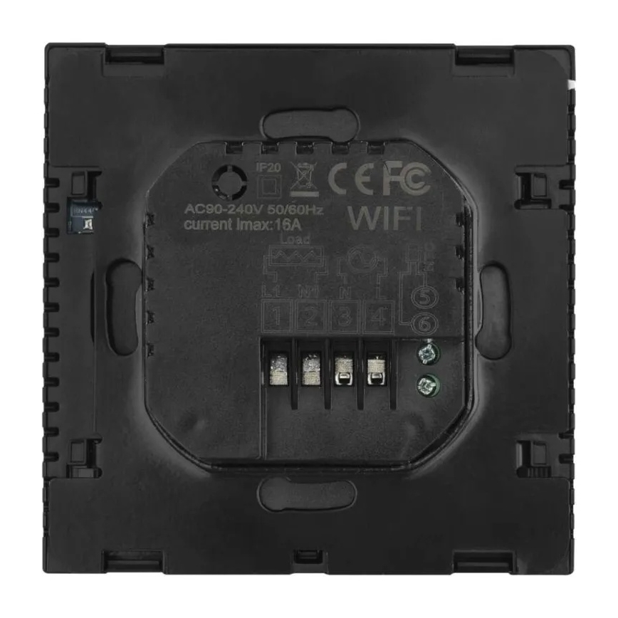 Termostato cablato per riscaldamento a pavimento GoSmart 230/16A Wi-Fi