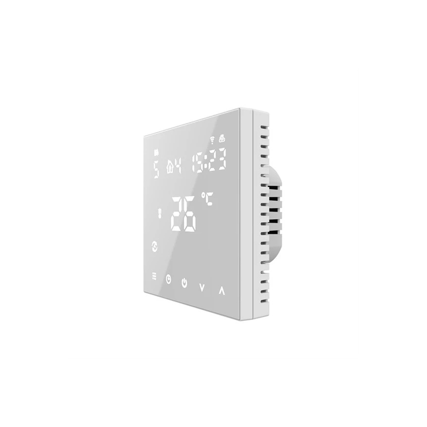 Termostato da incasso 230V bianco con Wi‑Fi Tuya