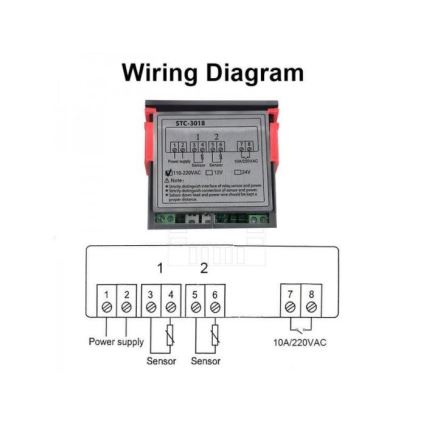 Termostato digitale 3W/230V